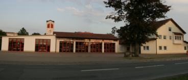 Das Gerätehaus mit dem neuen Anbau